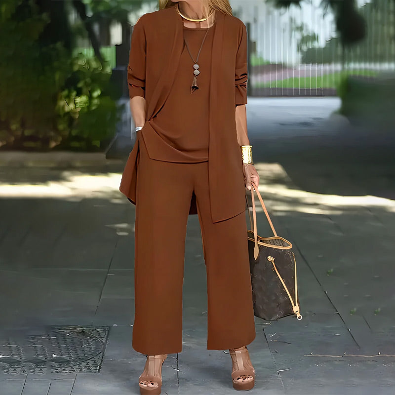 Schickes 3-teiliges Ensemble im Relaxed Fit für Damen