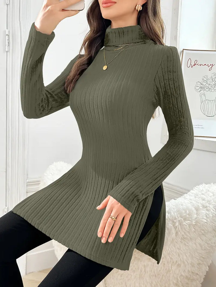 Sarah | Eleganter Langärmeliger Pullover für Damen mit Schmaler Passform für Den Herbst