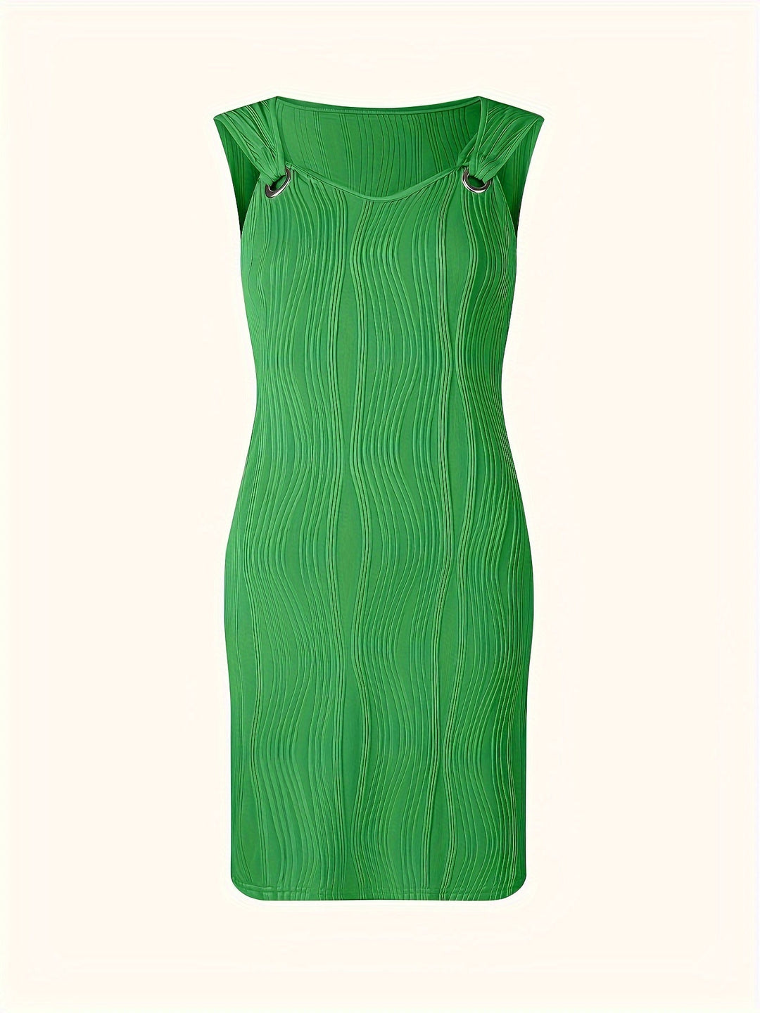 Macy | Elegantes Ärmelloses Minikleid für Damen mit Streifen und V-Ausschnitt