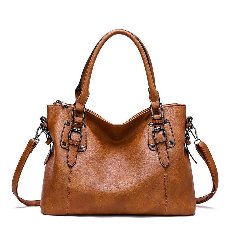 Dagfrid | Vielseitige und stilvolle Tasche in warmem Karamellbraun für Damen