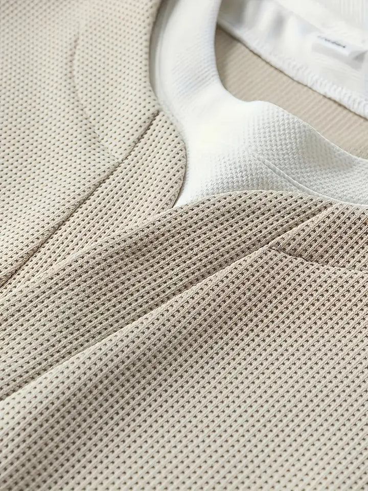 Wilbert | Alltags-Langarmshirt mit Lagenlook und Rundhalsausschnitt