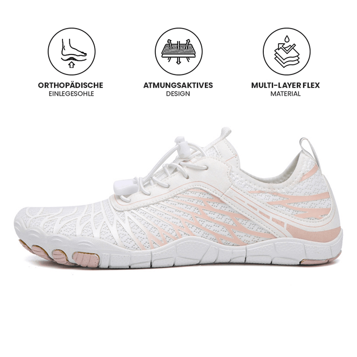 Alex | Unisex Barfuß-Orthopädische Schuhe mit flachem Absatz