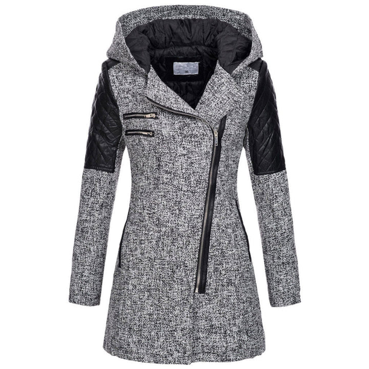 Rose | Winterjacke für Damen mit Kapuze und langen Ärmeln