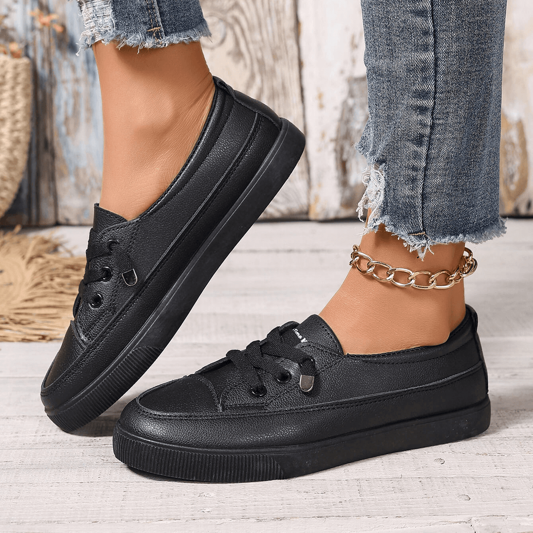 Elise | Damen Schnürung Orthopädische Flache Schuhe