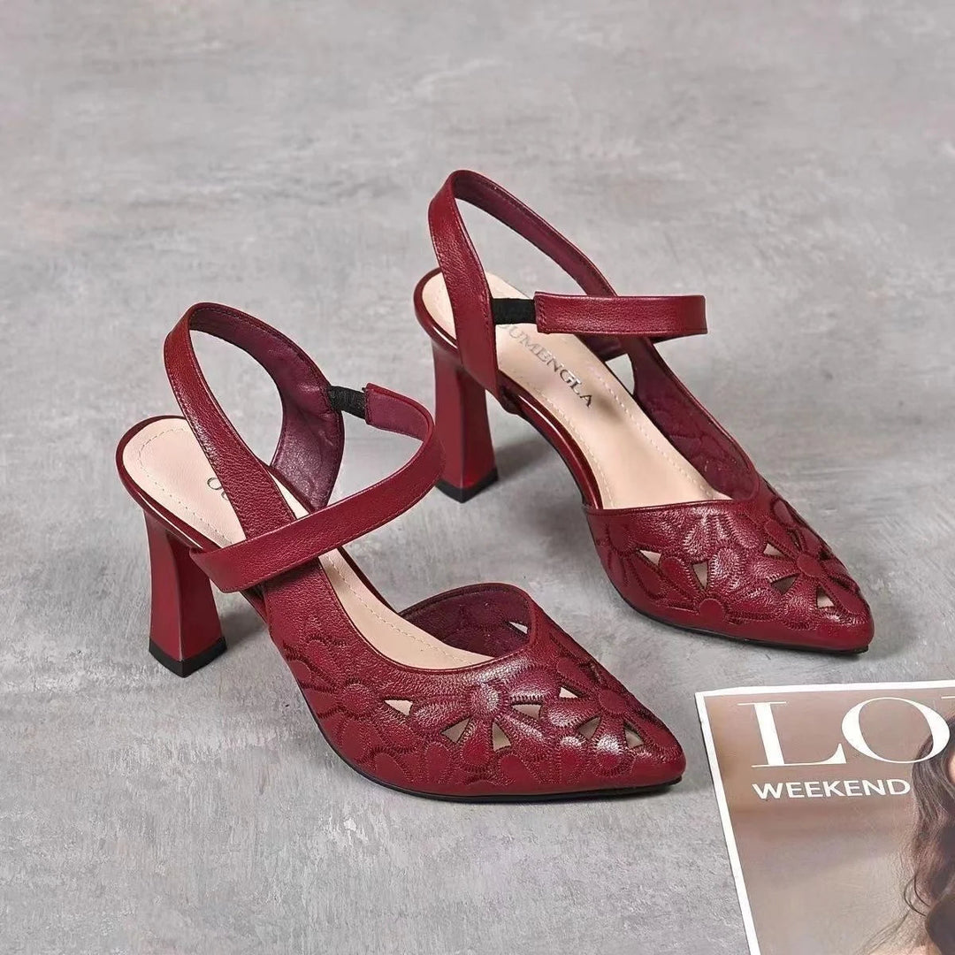 Jonah | Retro Orthopädische High Heels Pumps für Damen