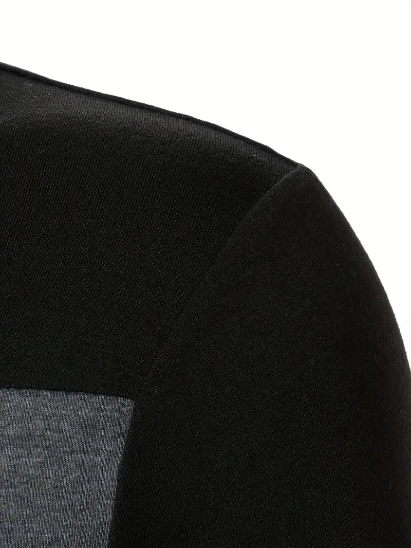 Brit und Boho | Der Aspen Colorblock Quarter-Zip Cardigan für Herren