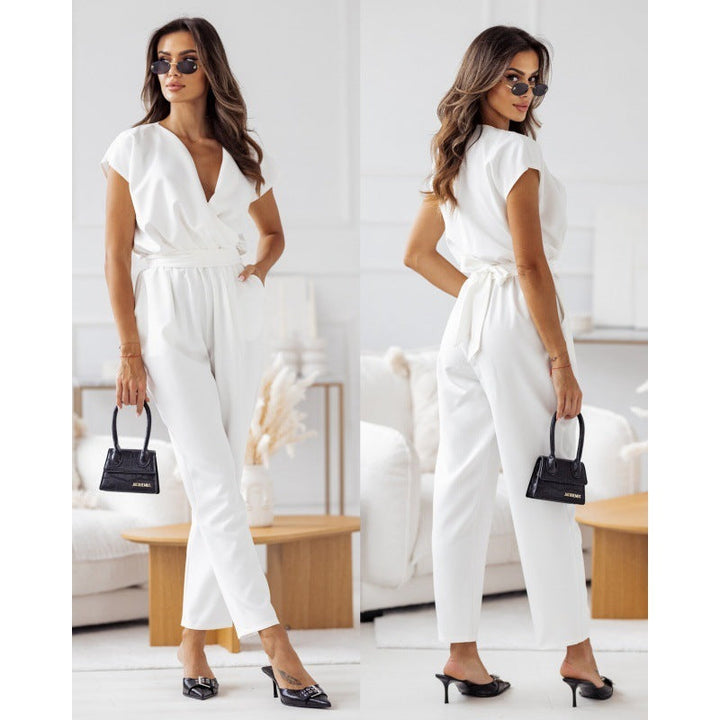 Sofie | Modischer Einfarbiger Jumpsuit