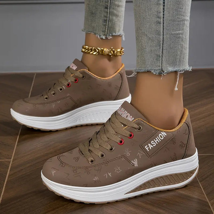 Atmungsaktive Plattform-Sneaker für Damenmode für Damen