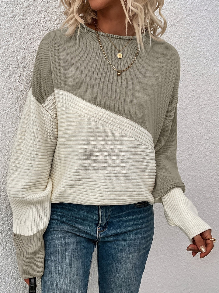 Zelda | Eleganter Color Block Pullover