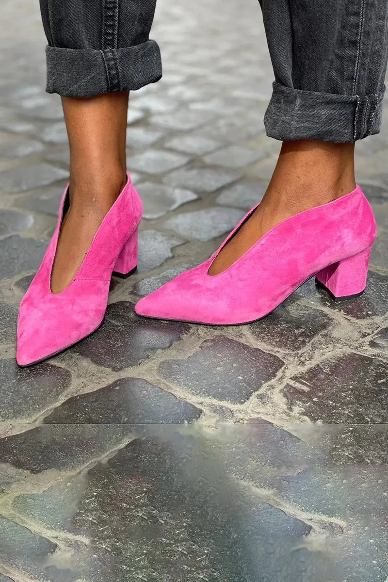 Elegante Block-Absatz-Pumps für Damen