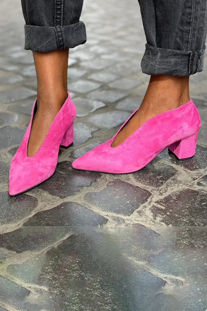 Elegante Block-Absatz-Pumps für Damen