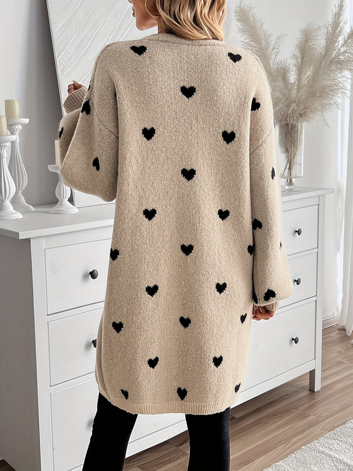 Mabel | Herz Strickjacke