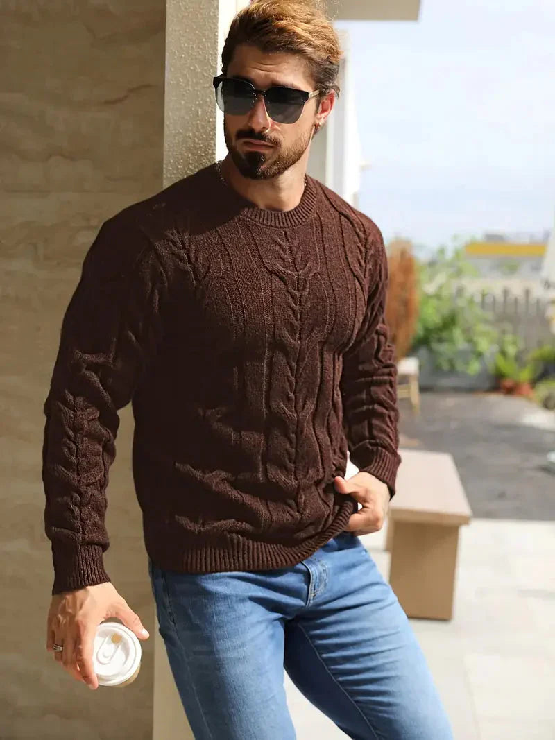 Brit und Boho | Graphica Geo Strickpullover mit geometrischem Muster
