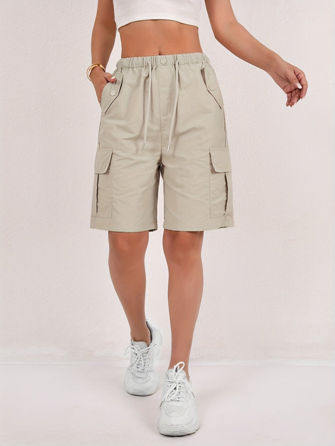 Via | Leichte schnell trocknende Cargo-Shorts für Damen