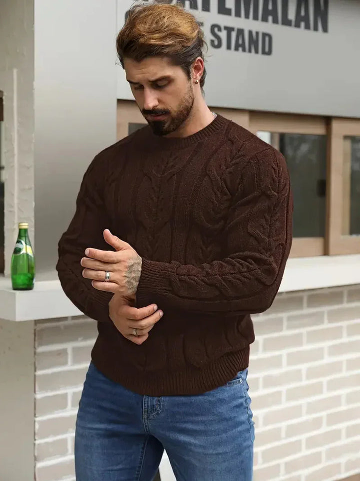 Brit und Boho | Graphica Geo Strickpullover mit geometrischem Muster