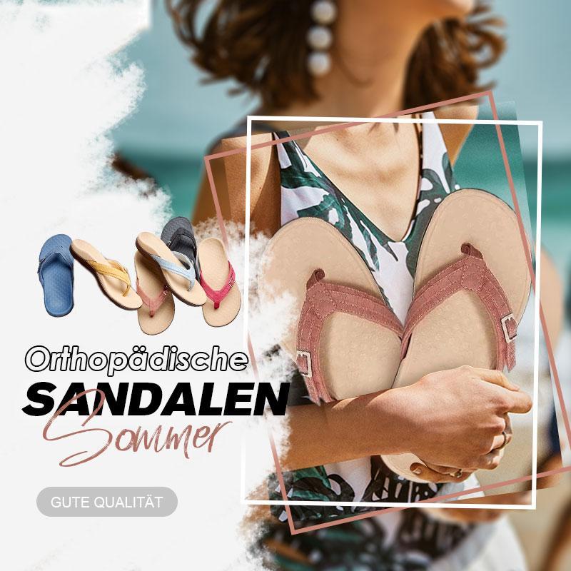 Giuseppina | Orthopädische Sommersandalen für Damen mit flachem Absatz