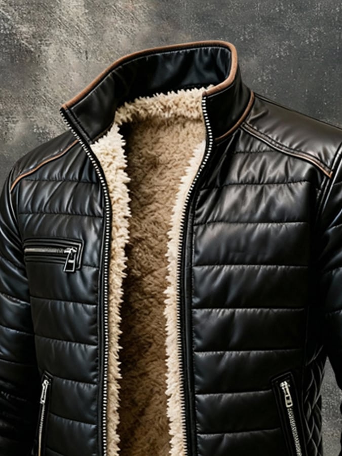 Brunon | Premium Isolierte Jacke mit m Plush-Futter