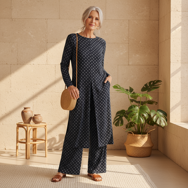 Marcella | Polka Dot Chic Set mit Punkten