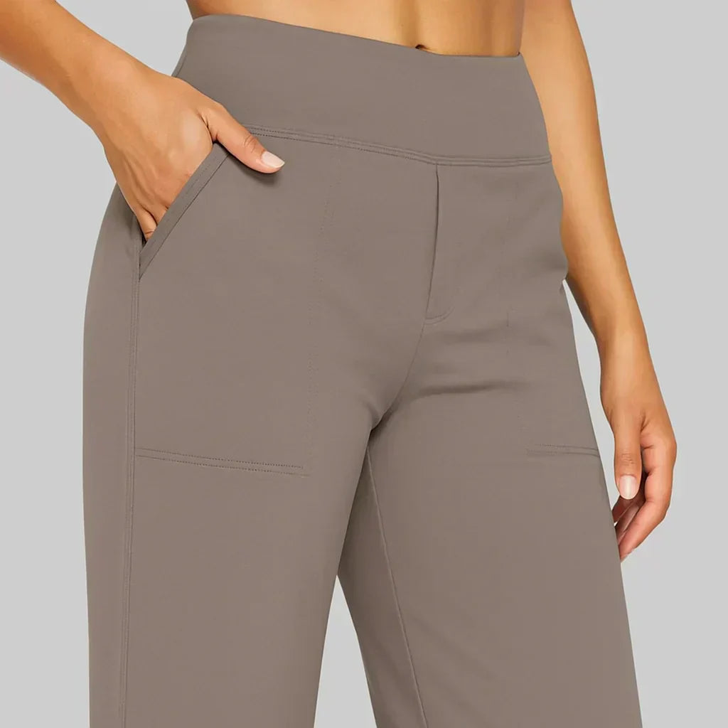 Calista | Bequeme Hosen für Damen mit geradem Bein und hohem Bund
