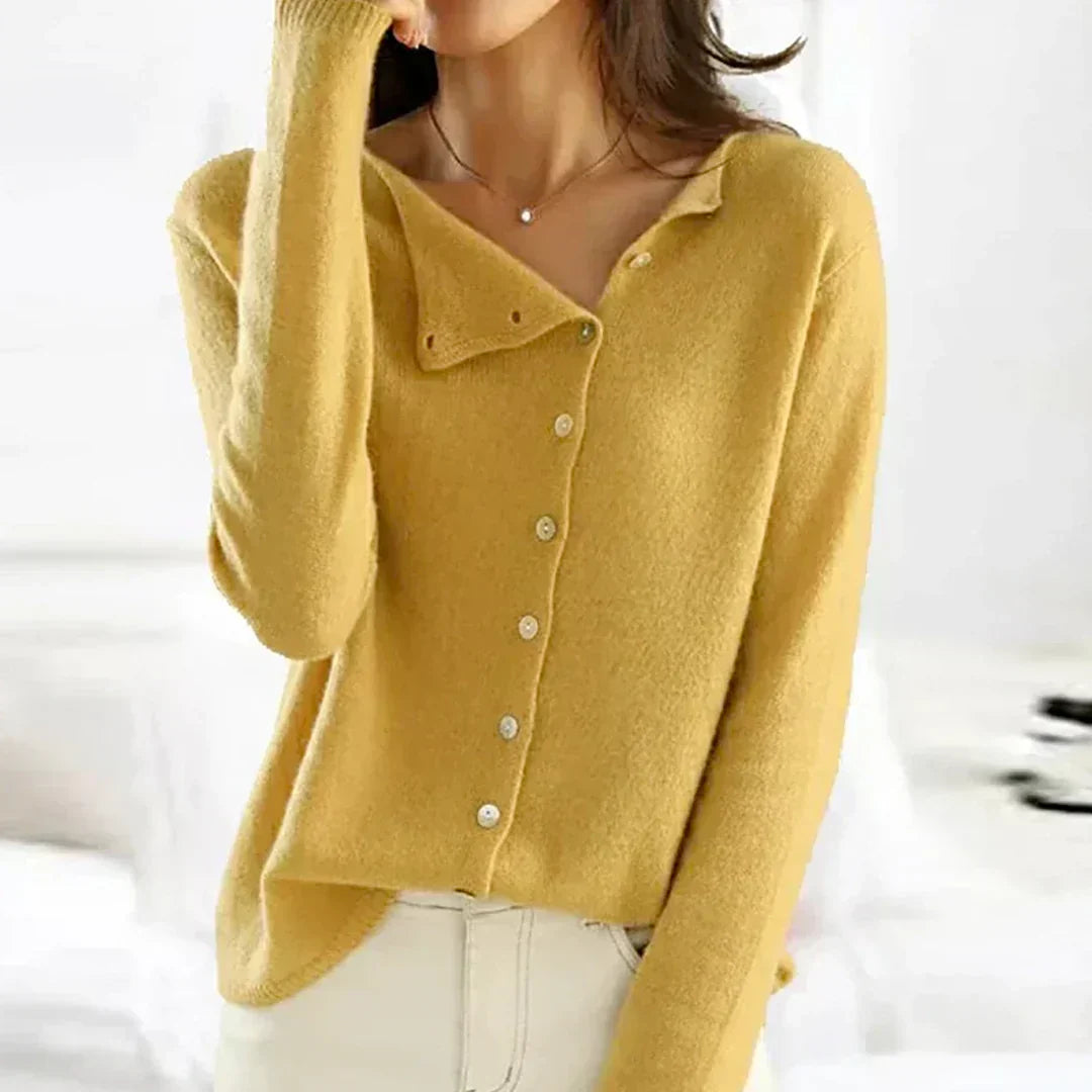 Paige | Cozy Cardigan für Damen mit V-Ausschnitt und langen Ärmeln