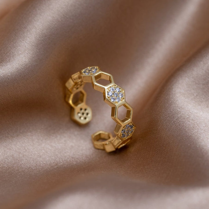 Cinthia | Gold- und Kristallring