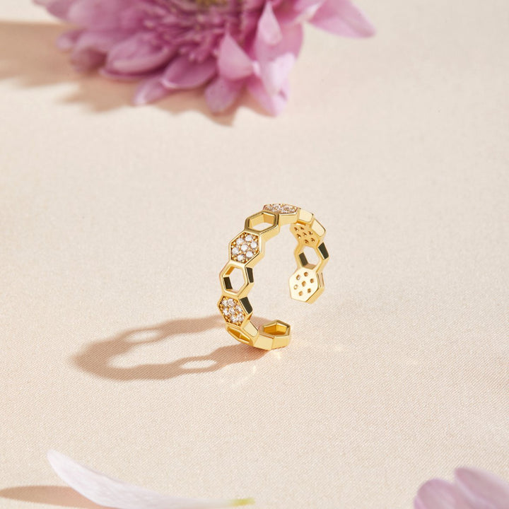 Cinthia | Gold- und Kristallring