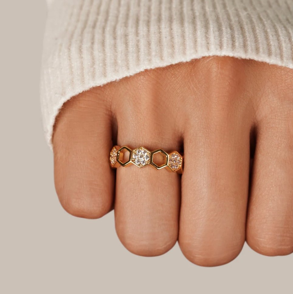 Cinthia | Gold- und Kristallring