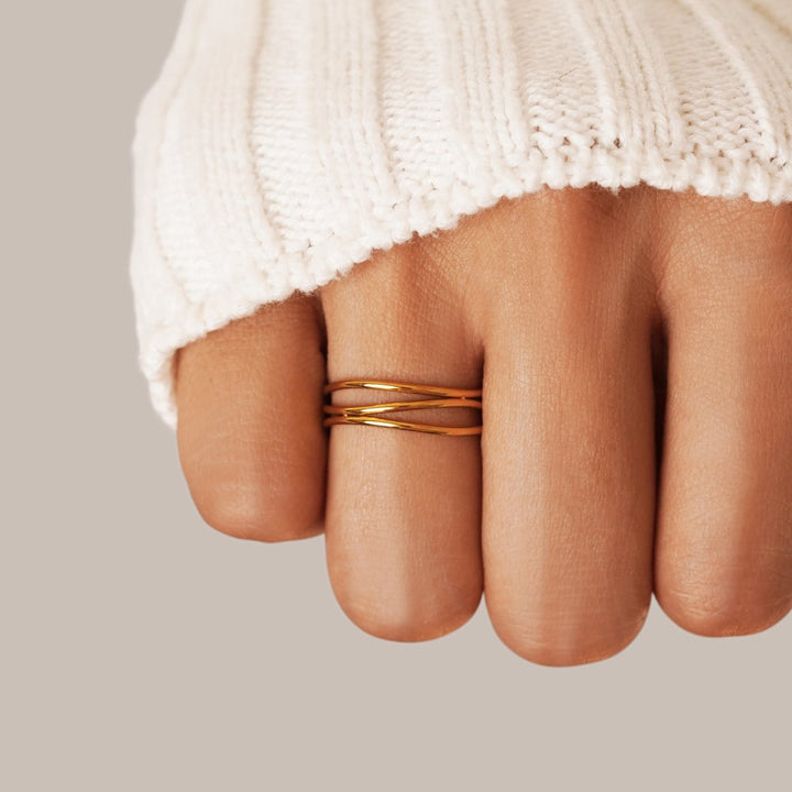 Alicia | Goldring für Damen