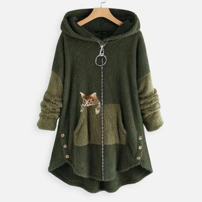 Agnes | Ultraweicher und warmer Plüsch-Hoodie für Damen