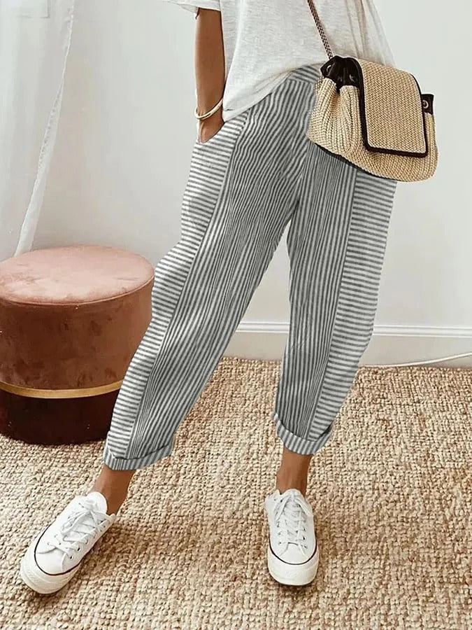 Kae | Gestreifte Hose für Damen mit Streifen