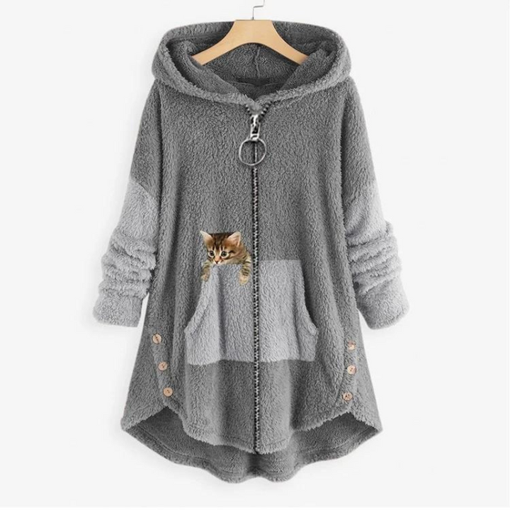 Agnes | Ultraweicher und warmer Plüsch-Hoodie für Damen