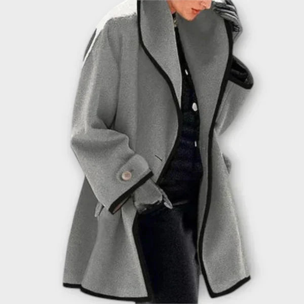Sherry | Eleganter Trenchcoat für Damen mit langen Ärmeln und Rundhalsausschnitt