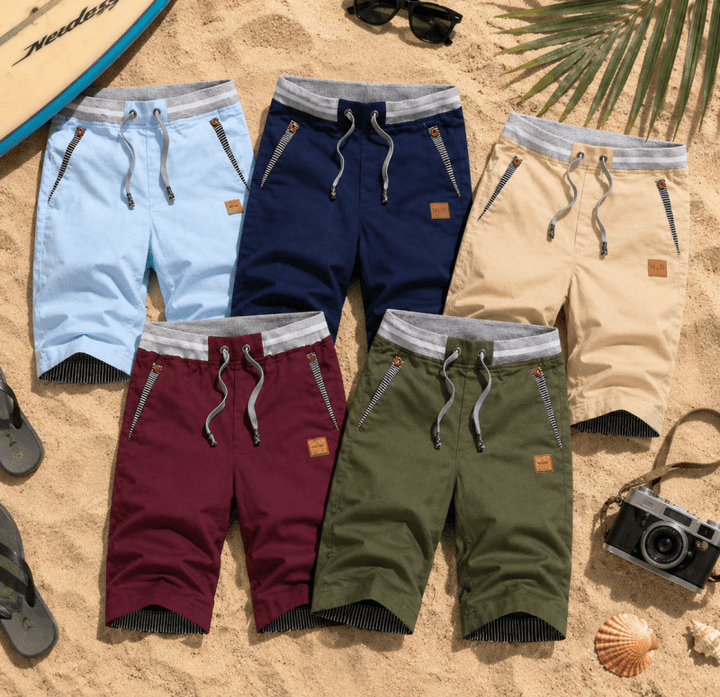 Mila | Knielange Shorts mit Taschen und Kordelzug