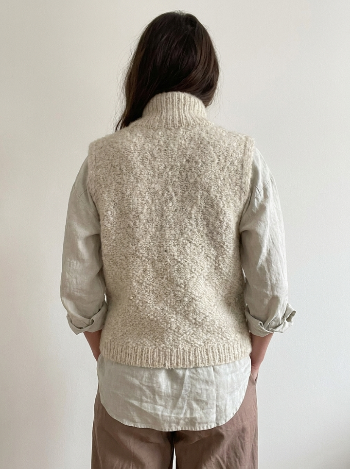 Ingrid | Eleganter Cardigan Ohne Ärmel für Damen mit V-Ausschnitt
