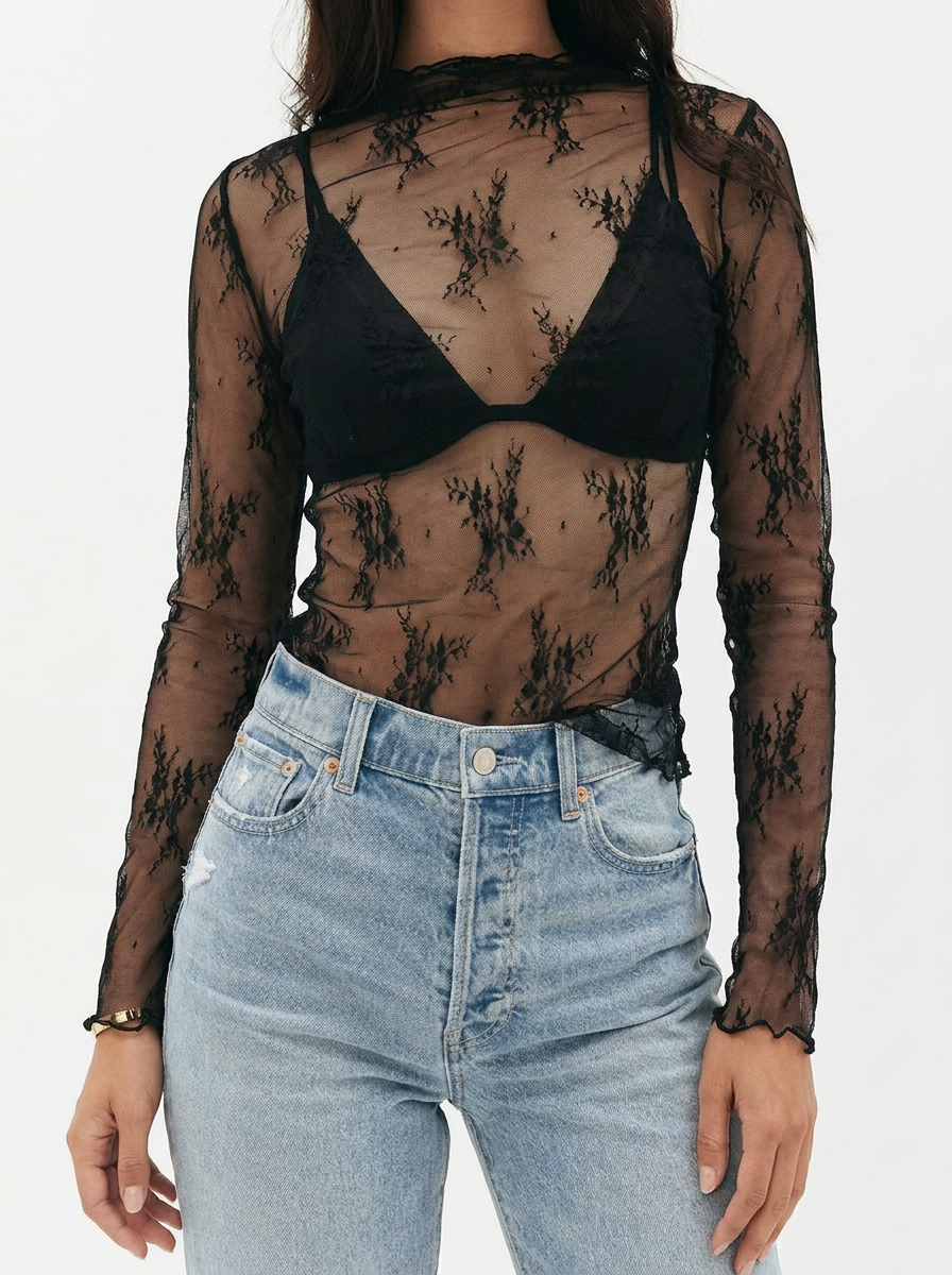 MARYAM | Einfarbiger oberteil und Jumpsuit Ensemble für Damen mit Taschen