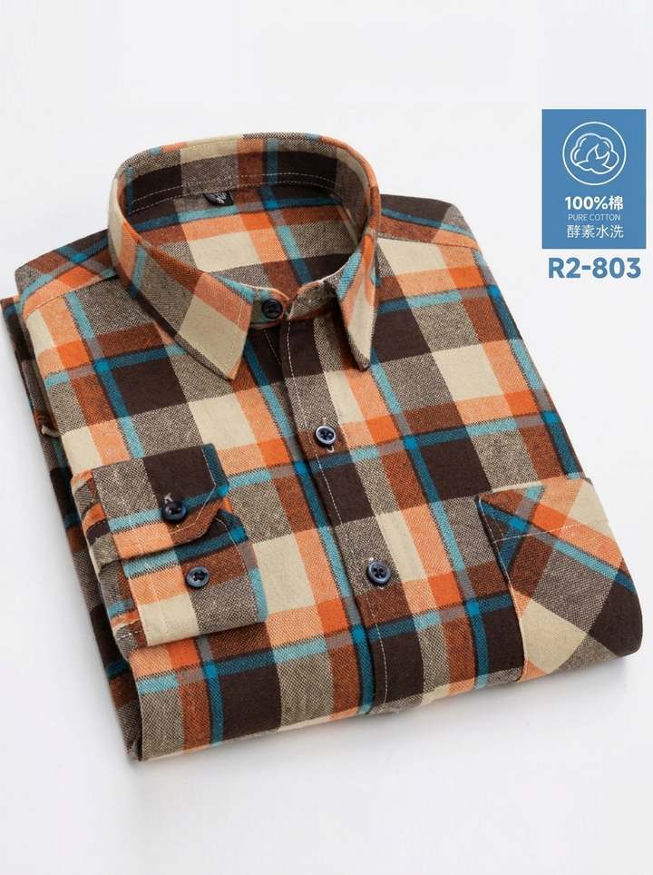 Apollo | Klassisches Karoshirt für Herren mit langen Ärmeln