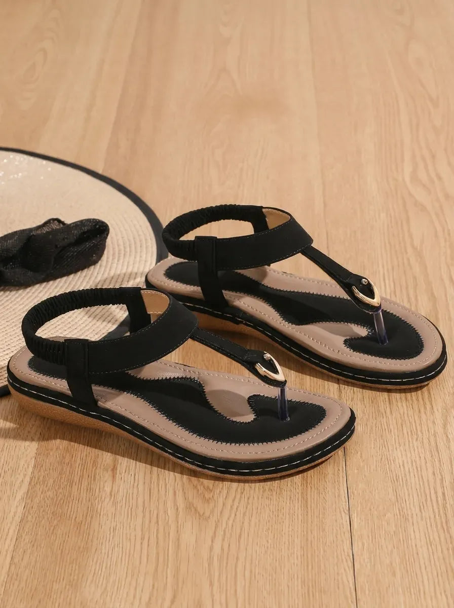 Orthopädische Sandalen | Schick und Bequem für Damen mit flachem Absatz