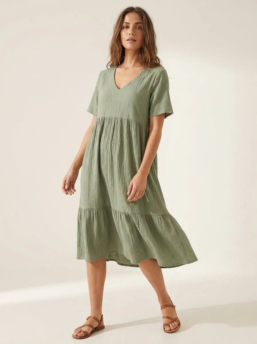 Emma | Elegantes Minikleid für Damen mit Bauchbedeckung