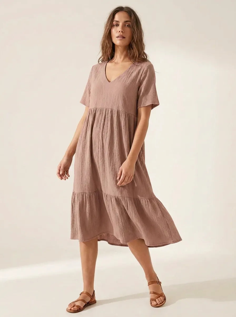 Emma | Elegantes Minikleid für Damen mit Bauchbedeckung
