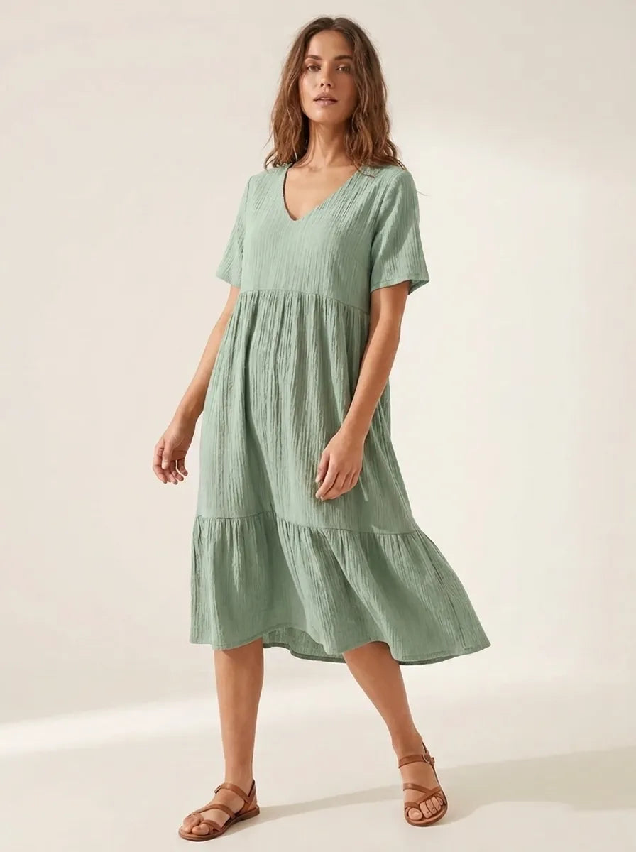 Emma | Elegantes Minikleid für Damen mit Bauchbedeckung