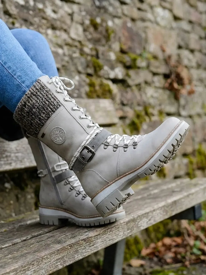 FrostLuxe | Wasserdichte Schnürstiefel in Wadenlänge für Damen
