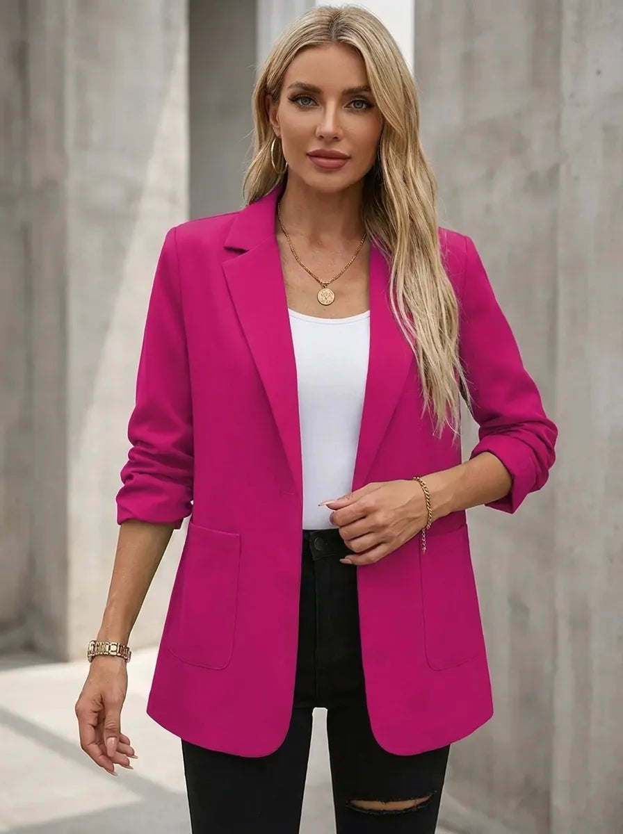 Elena | Schicker Lässiger Blazer für Damen mit 3/4-Ärmeln