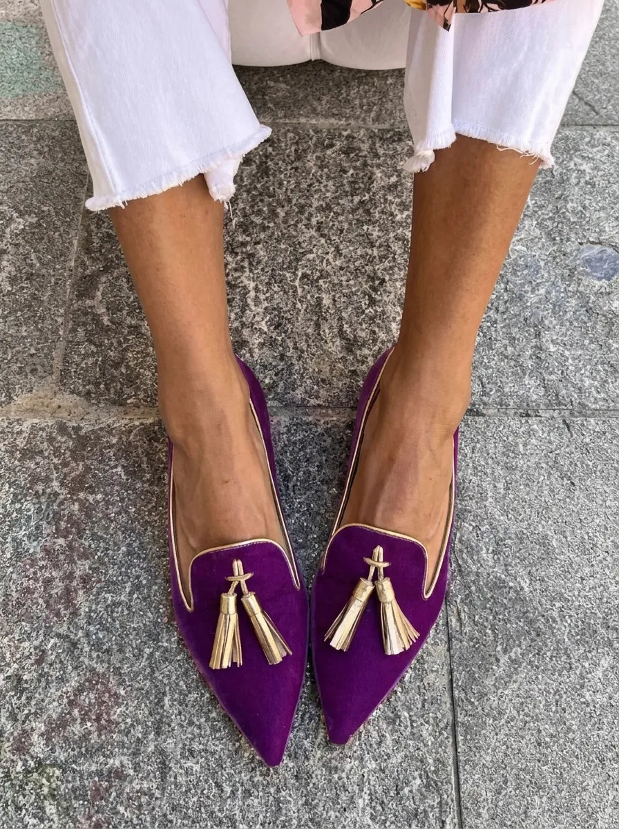 Loafer für Damen mit Eleganten Quasten