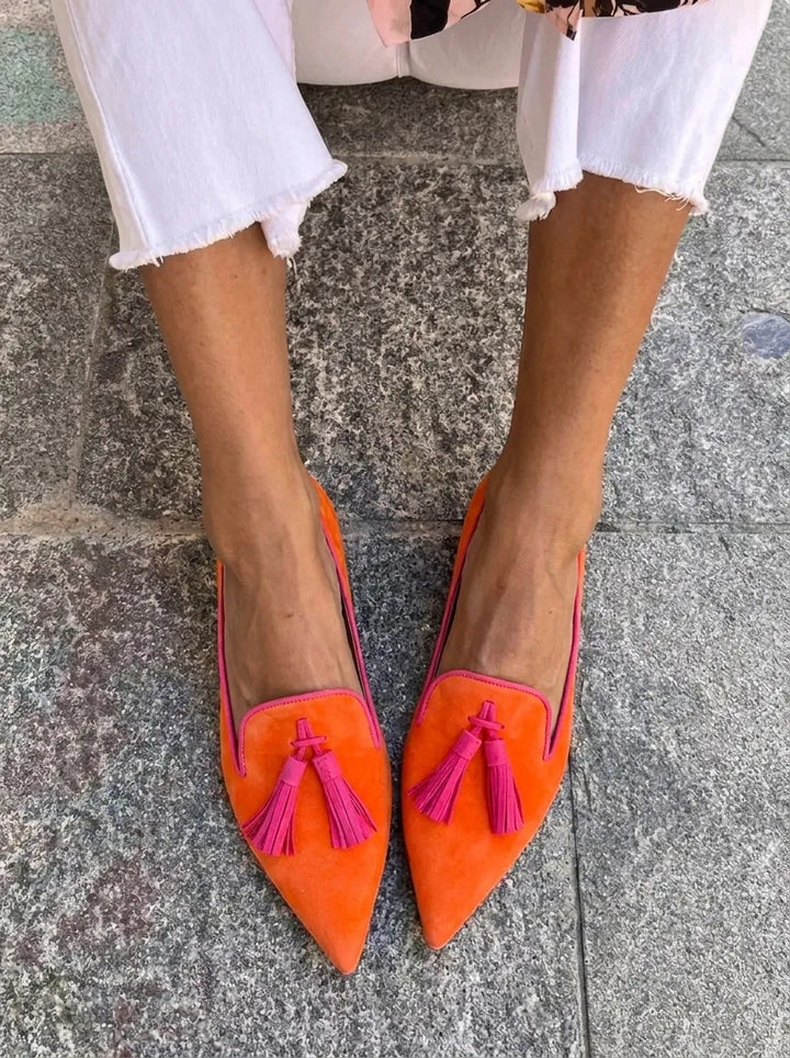 Loafer für Damen mit Eleganten Quasten