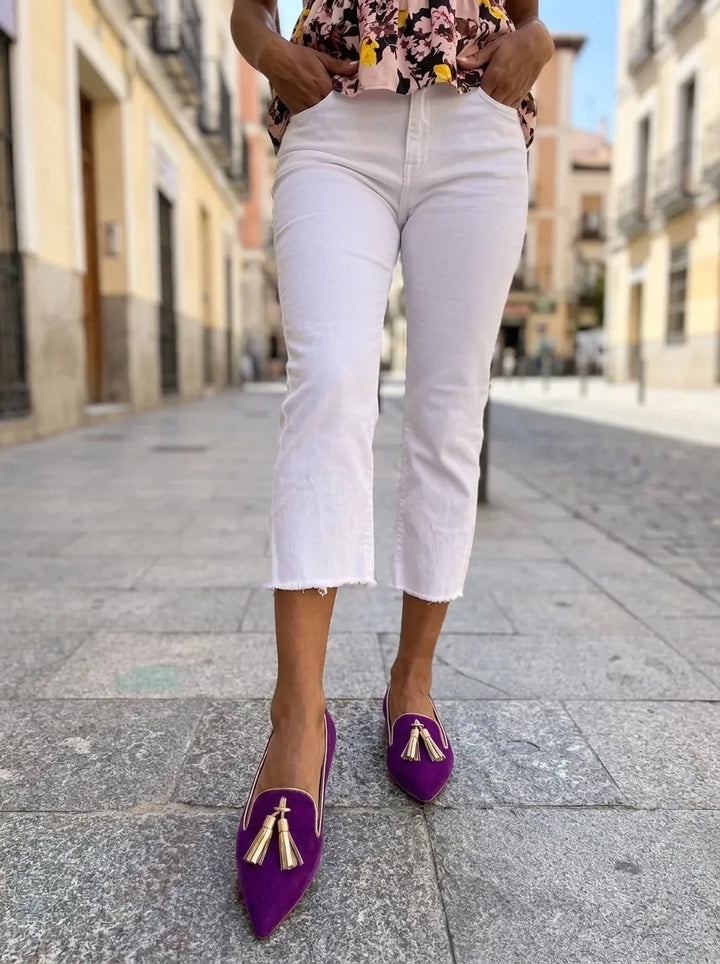 Loafer für Damen mit Eleganten Quasten