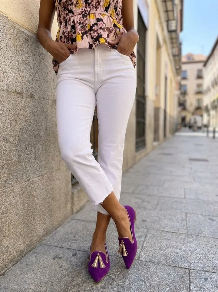 Loafer für Damen mit Eleganten Quasten