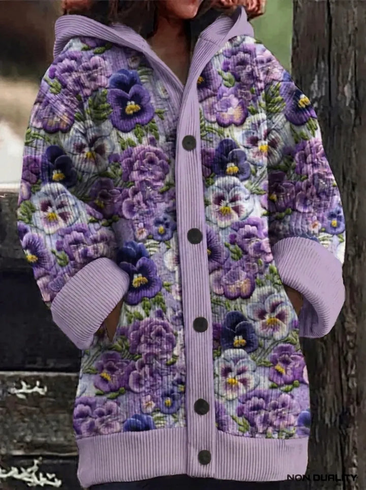 Isabella | Bunte Katzen-Strickjacke für Damen