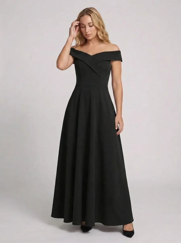 Frieda | Damen Maxikleid im Off-Shoulder-Stil