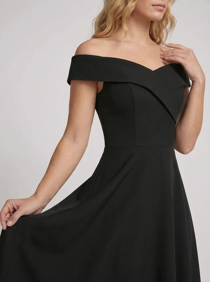 Frieda | Damen Maxikleid im Off-Shoulder-Stil