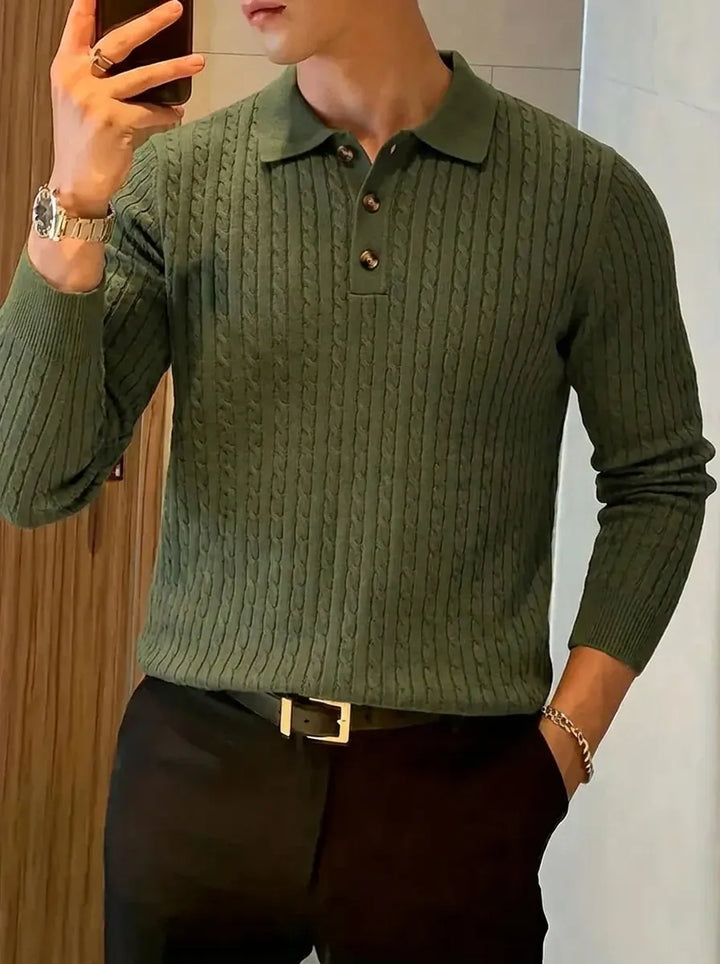 Brit und Boho | Geripptes Strickpullover-Shirt